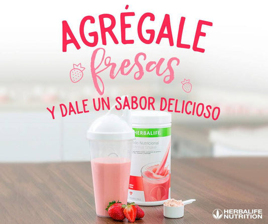 Batido sabor fresa